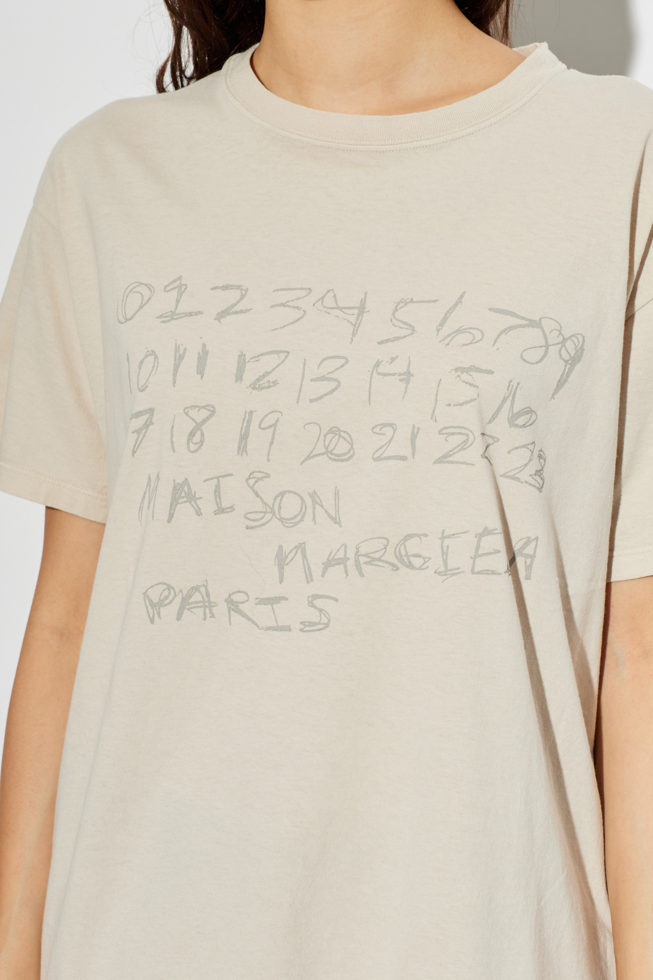 Maison Margiela T-shirt with logo | Women's | Vitkac